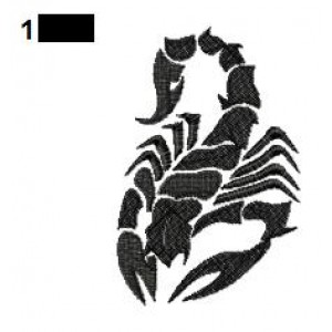 Scorpion Tattoo Embroidery Design 09